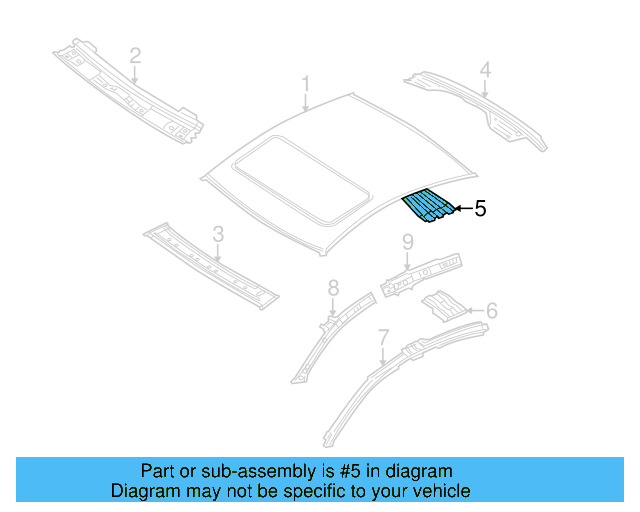 End Plate 3C8-817-385-A - View 4