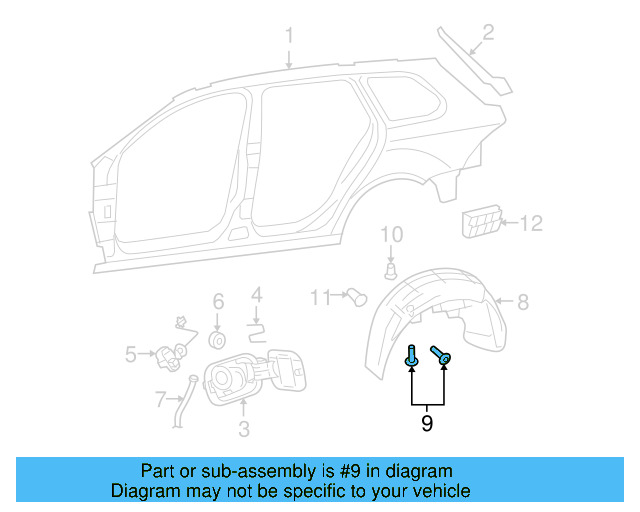 Wheelhouse Liner 1K5-810-971-A - View 6