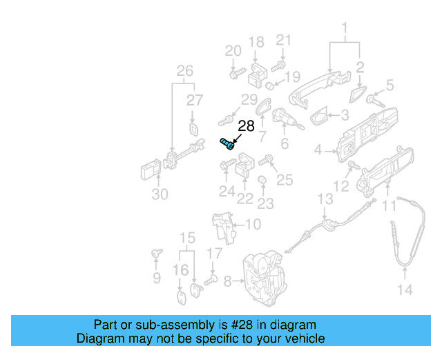 Door Check Bolt N-912-032-02 - View 42
