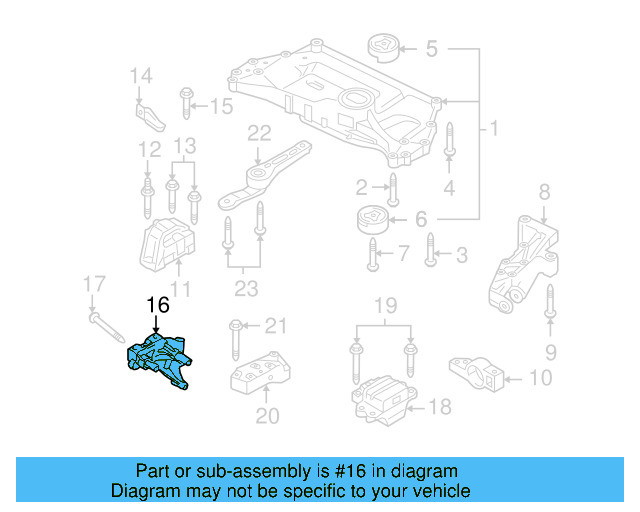 Support Bracket 03L-199-207 - View 30