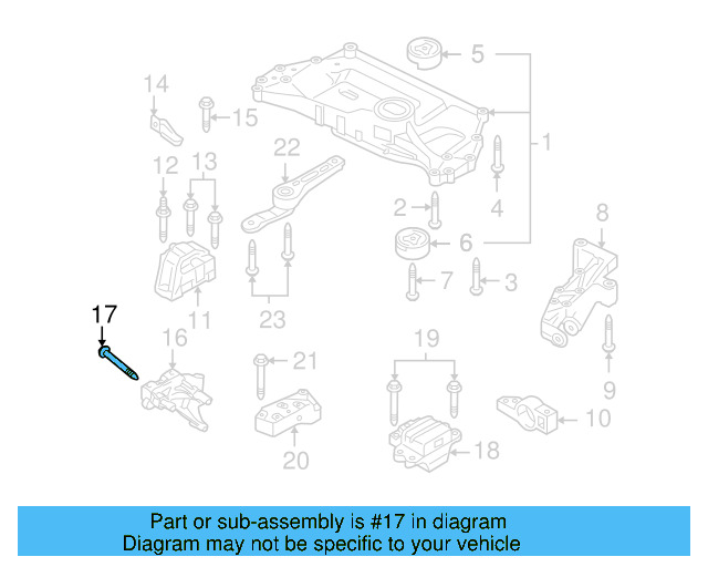 Gear Assembly Mount Bolt N-105-524-02 - View 126