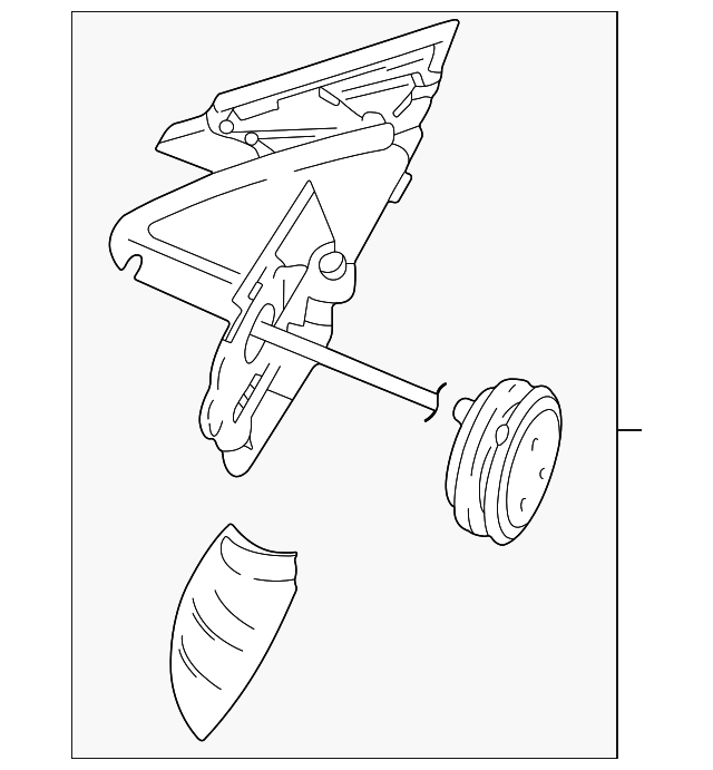 Mirror Assembly 3B1-857-508-H-01C