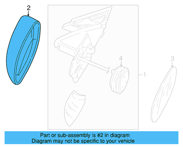 Housing (Unpainted) 3b1857538bgru - View 2
