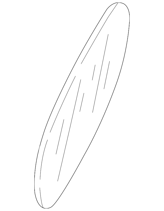 MIRROR GLASS Right side 3B1-857-522-A - View 4