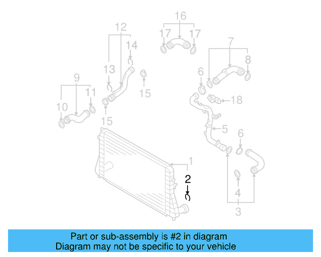 Pressure Hose Retainer Clip 1J0-145-769-H - View 22