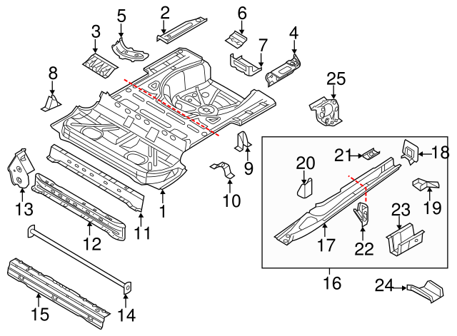 Retaining Bracket 1Q0-813-279