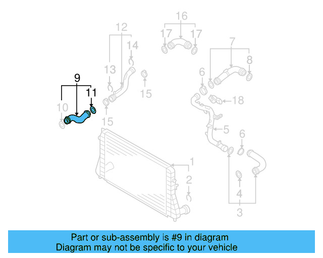 Connector Hose 1K0-145-828-AC - View 88