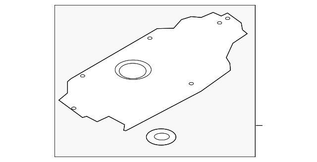 Rear Shield 5K0-825-712-C - View 2