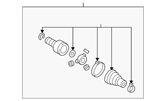 Inner Joint Assembly 1K0-498-103 - View 6