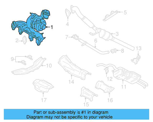 Exhaust Manifold 038-253-019-S - View 4