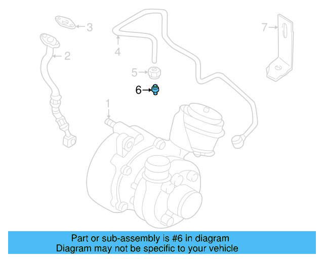 Turbocharger Oil Line O 028-145-786