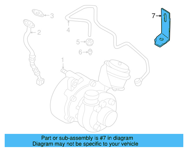 Oil Line Bracket 038-145-859-F - View 9