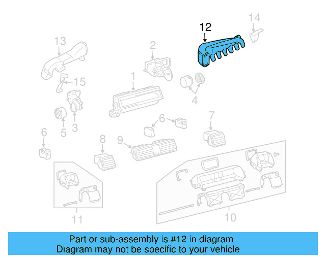 Floor Duct 3D1-819-168-A - View 6