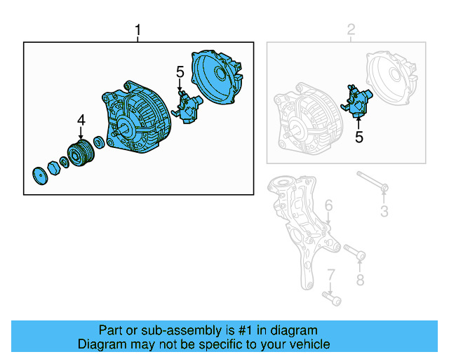 Alternator 06K-903-023-K - View 5