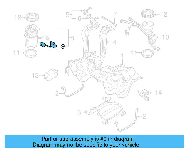 Sending Unit 1K0-919-673-AG - View 9