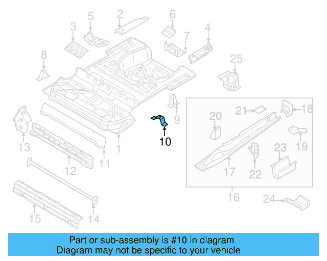 Front Bracket 1K0-253-144-AP