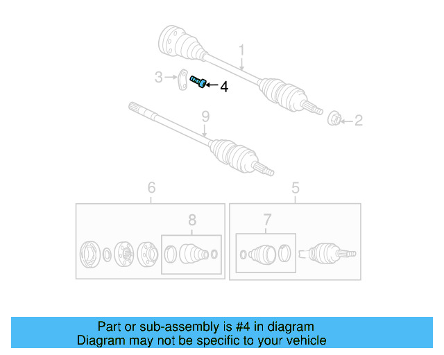 Plate Bolt N-909-911-02