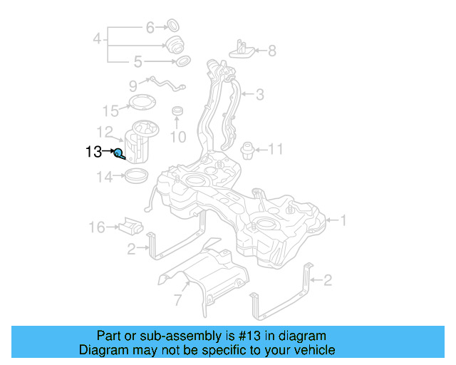 Fuel Gauge Sending Unit 5Q0-919-673-AK - View 15