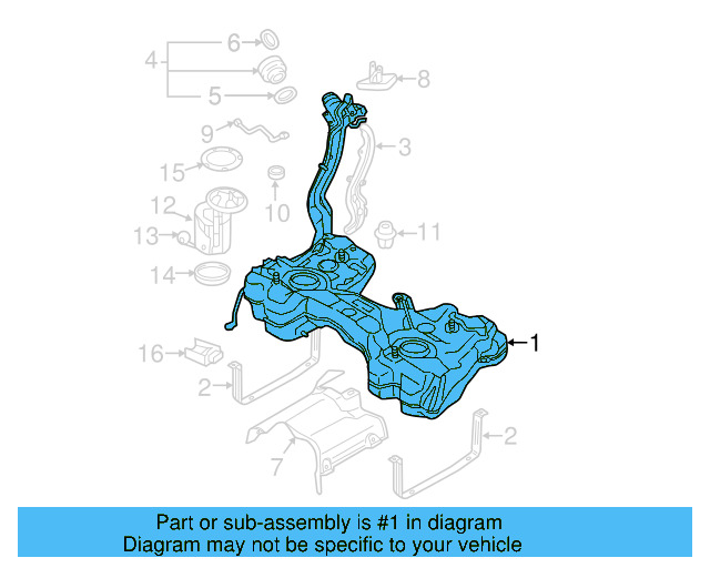 Fuel Tank 5Q0-201-055-CN - View 13