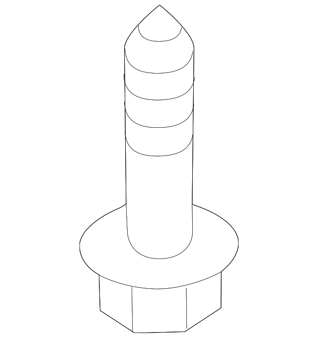 Engine Cradle Mount Bolt N-105-580-02 - View 6