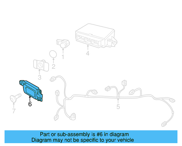 Blind Spot Radar 5Q0-907-686-B - View 23