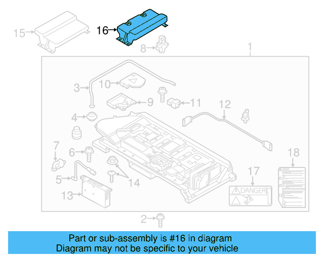 Mount Bracket 5C6-813-257 - View 2