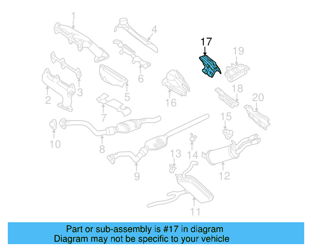 Heat Shield 8D0-804-159-AF - View 9