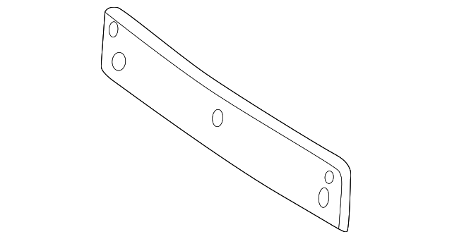 License Bracket 5NA-807-287-C-9B9 - View 2