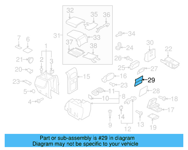 Trim Bracket 5M091966971N - View 3