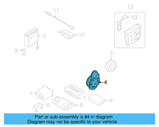 Front Dr Speaker 3C0-035-454-B