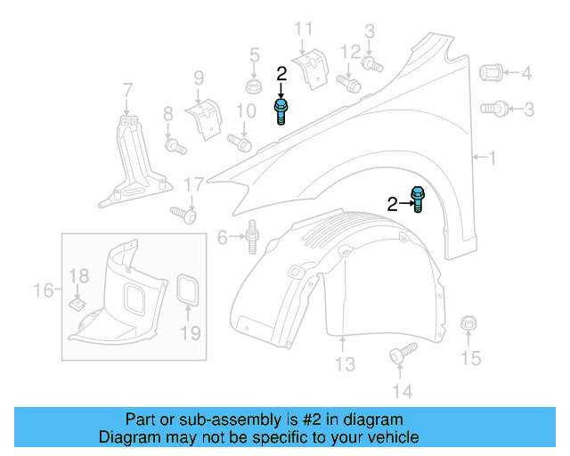 Fender Bolt N-100-091-10 - View 33