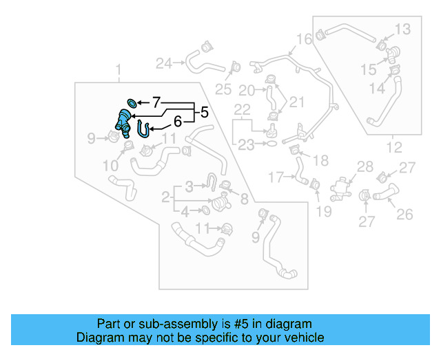 Coupling 5Q0-122-291-DA - View 33