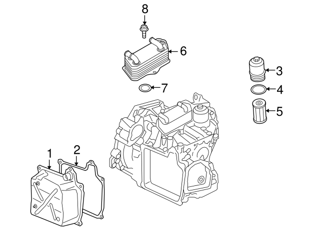 Oil Cooler 02E-409-061-B - View 4