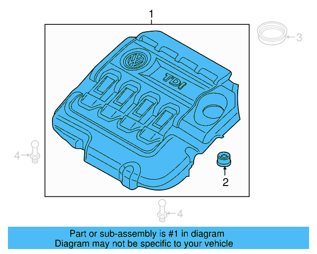 Engine Cover 04L-103-925-AQ - View 9