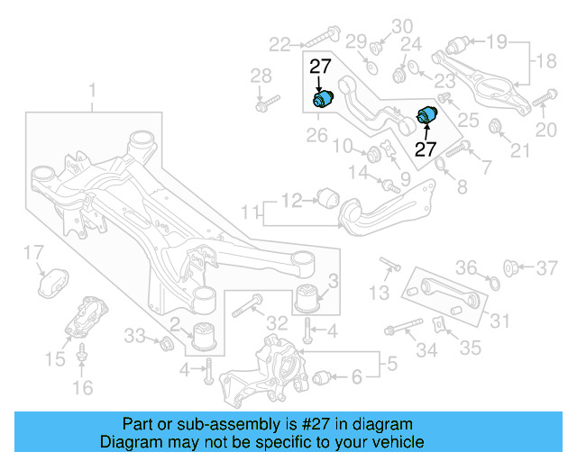Upper Control Arm 5Q0-505-323-C - View 35