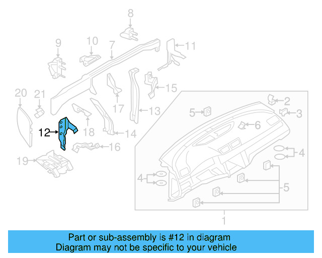 Outer Bracket 3C1-858-505-C - View 9