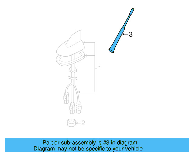 Antenna Mast 1J0-035-849-E - View 15