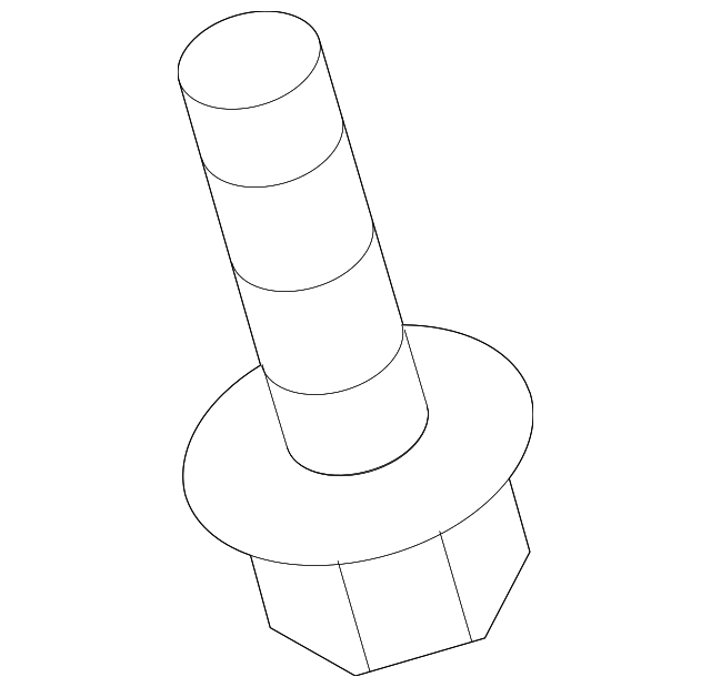 Steering Column Mount Bolt N-102-400-03 - View 22