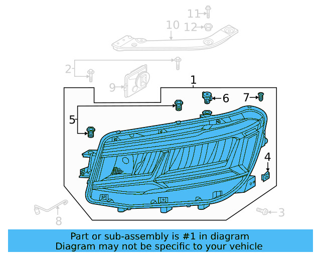 Headlamp Assembly 2GJ-941-773-F - View 3