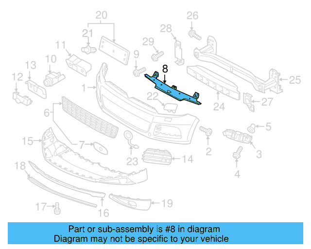 Center Support 7P6-807-192 - View 5