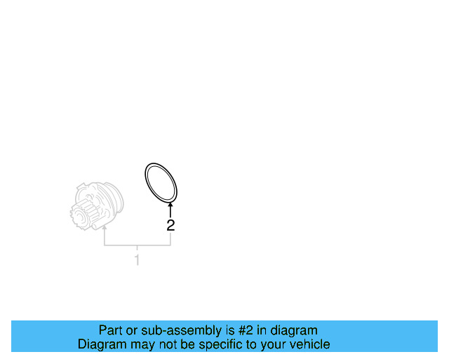 Water Pump Assembly Seal 06A-121-119 - View 7