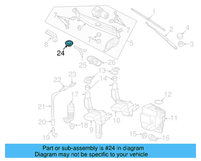 Tubing Grommet 6Q0-955-998 - View 31