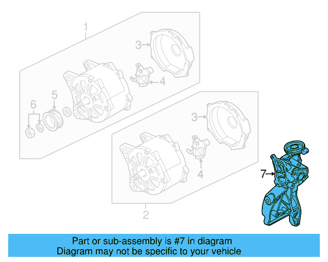 Mount Bracket 06J-903-143-AH - View 8