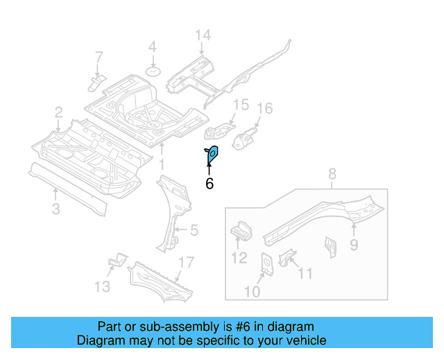 Seat Bracket 1K0-804-094-A - View 8