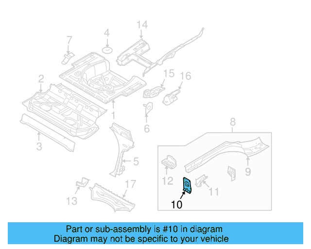 End Plate 1K0-804-473 - View 11