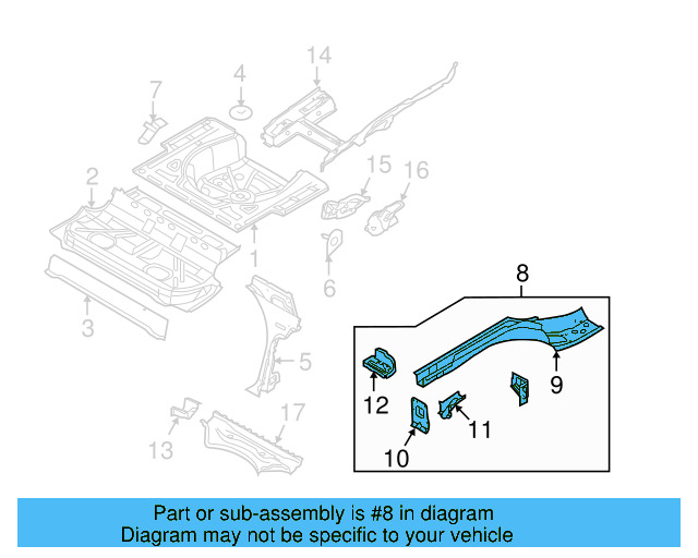 Rail Assembly 1K5-803-496