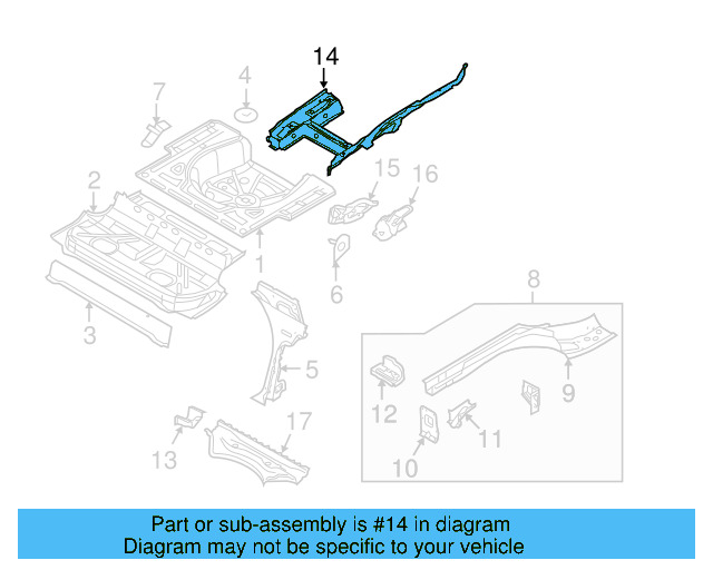 Muffler Bracket 1K5-803-545 - View 8