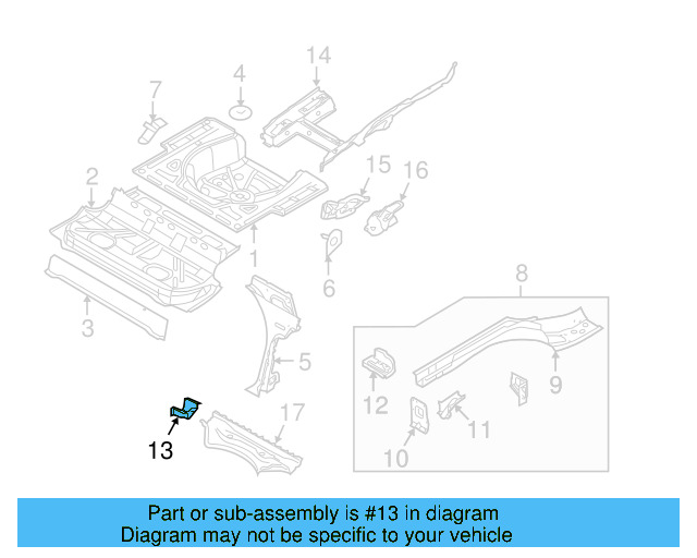 Reinforced Bracket 1K5-804-795 - View 7