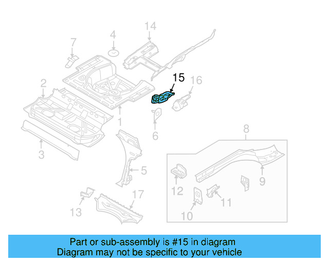 Strut Mount 1K0-802-191 - View 14
