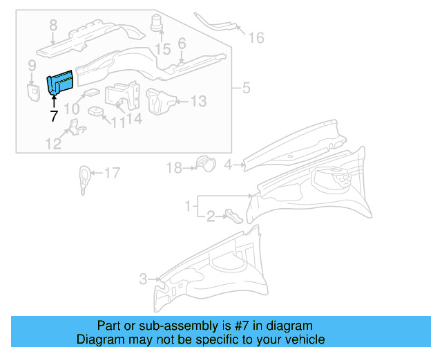 Upper Rail 1HM-809-147 - View 5